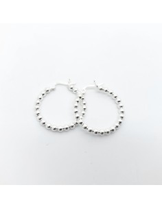 Pendientes Plata Aro Bolas...