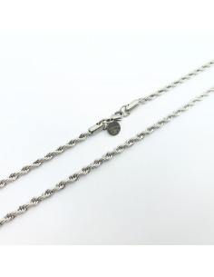 Cadena Acero Cordón 4mm 60cm