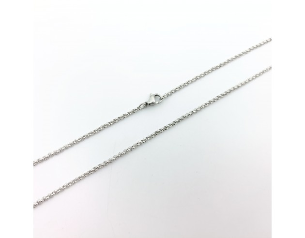 Cadena Acero Rolo 2mm 45cm