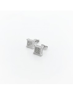 Pendientes Acero Cuadrado...