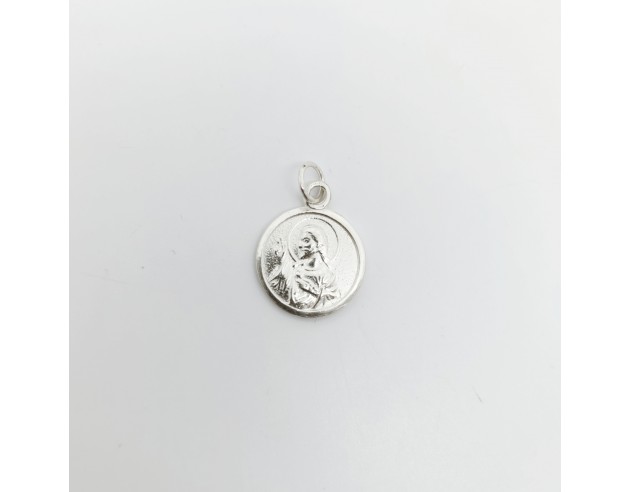 Medalla Plata Escapulario 15 mm