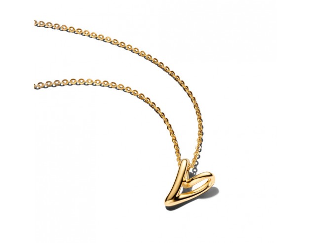 Gargantilla Pandora 14k Corazón...