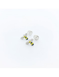 Pendientes Plata Abeja...