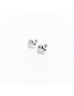 Pendientes Plata Corazón...