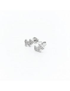 Pendientes Plata Perrito...
