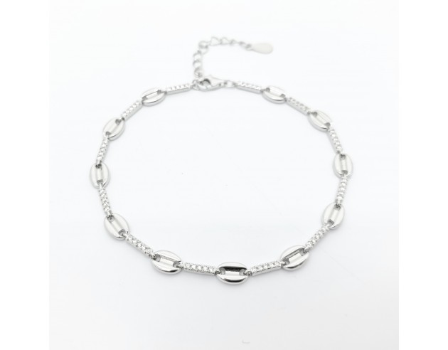 Pulsera Plata Eslabon Calabrote...