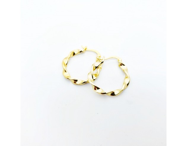 Pendientes Plata Dorada Aros...
