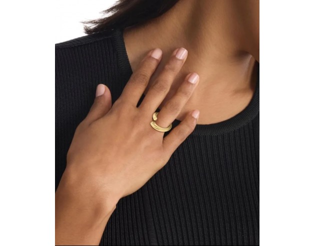 Anillo Calvin Klein Acero Dorado...