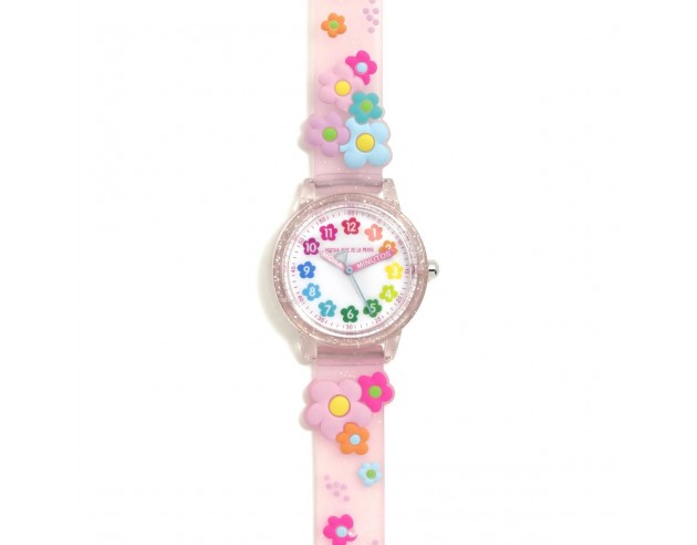 Reloj Agatha Gummy Rosa Flores AGR409