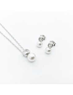 Juego Plata Pendientes +...