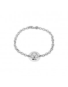 Pulsera Plata Rolo Chapa...