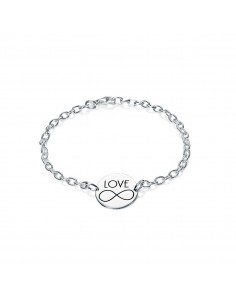 Pulsera Plata Love Infinito