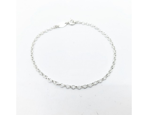 Pulsera Plata Rolo 3mm