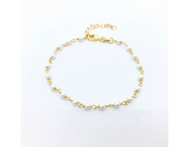Pulsera Plata Dorada Combinada con...