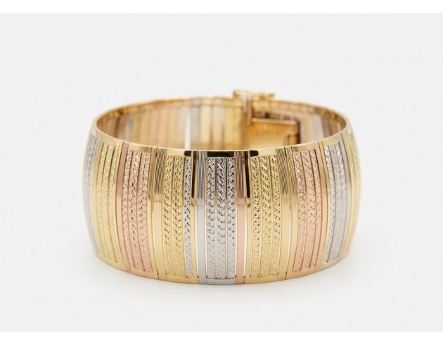 Pulsera Oro Tricolor Cleopatra