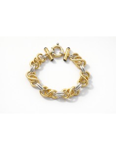 Pulsera Oro Bicolor...