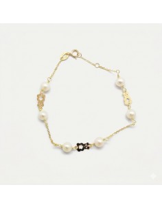 Pulsera Oro Triple Motivo...