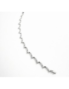 Pulsera Oro Blanco Zig Zag...