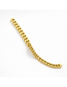 Pulsera Oro Barbada Hueca