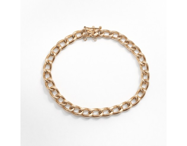 Pulsera Oro Maciza Bilbaina Lisa