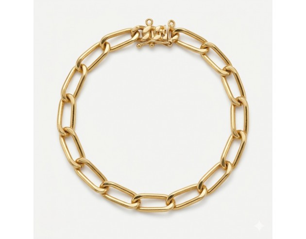 Pulsera Oro Bilbaina Maciza