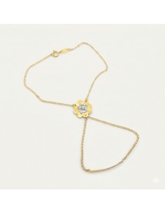 Pulsera Oro Pasamanos Letra S