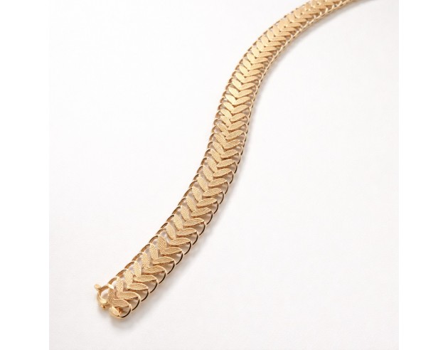 Pulsera Oro Princesa Espiga Labrada
