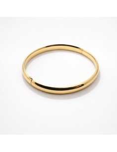 Pulsera Oro Media Caña Lisa