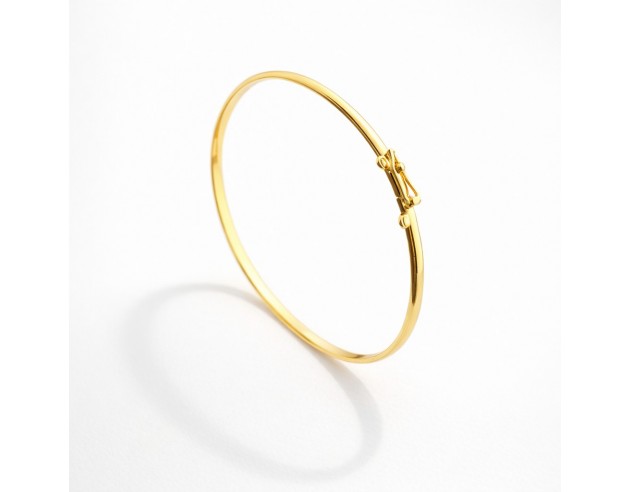 Pulsera Oro Media Caña Estrecha