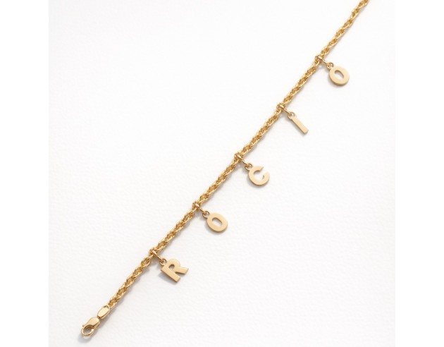 Pulsera Oro Cadena Rolo Rocio