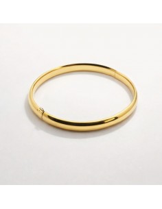 Pulsera Oro Media Caña Ovalada