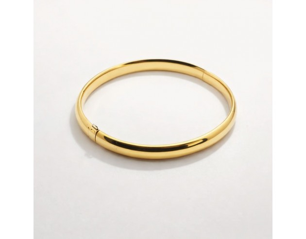 Pulsera Oro Media Caña Ovalada