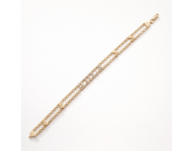 Pulsera Oro Paula Circonitas