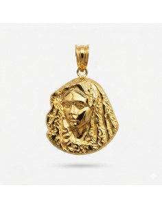Medalla Oro Silueta Macarena