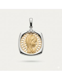 Medalla Oro Bicolor...
