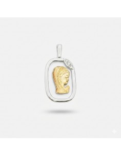 Medalla Oro Bicolor...