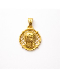 Medalla Oro Calada Virgen Niña