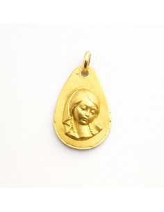 Medalla Oro Lágrima Virgen...