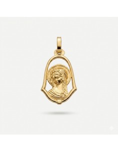 Medalla Oro Forma Campana...
