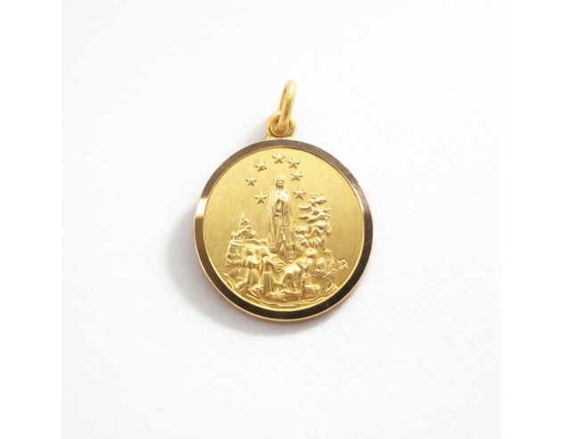 Medalla Oro Virgen de Fátima