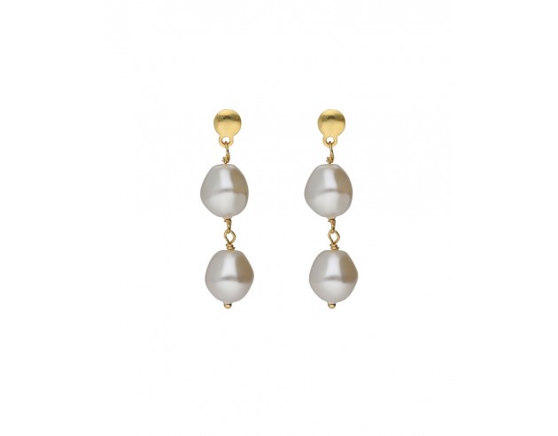 Pendientes Plata Dorada Victoria Cruz...