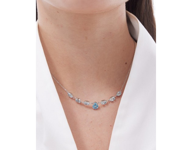 Collar Plata Victoria Cruz Eau...