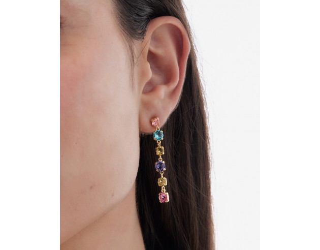 Pendientes Plata Dorada Victoria Cruz...