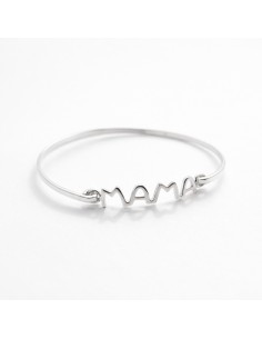 Pulsera Plata M/C Mama