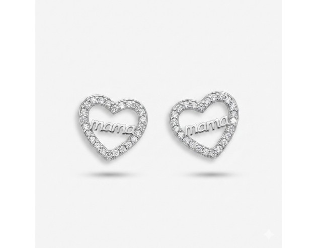 Pendientes Plata Motivo Corazón...