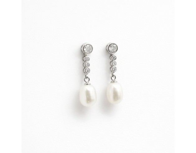 Pendientes Plata Largos Cuatro...