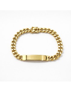 Esclava Oro Barbada Hueca...