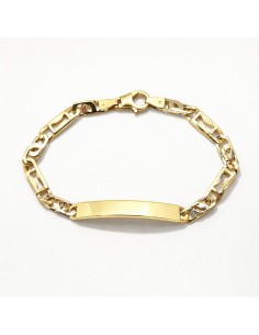 Esclava Oro Bicolor Maciza