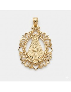 Medalla Oro Orla Floreada...