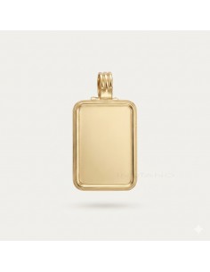Chapa Oro Rectangular Marco...